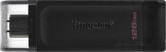 Kingston DataTraveler 70 128GB USB 3.2 Stick with connection USB-C Black