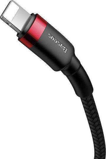 Baseus Cafule Lightning Braided USB-C to Lightning Cable 18W Red 1m (CATLKLF-91)