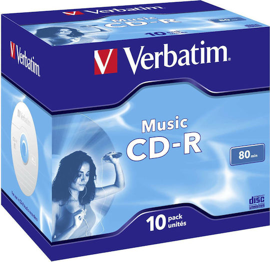 Verbatim Recordable CD-R 16x 700MB 10pcs