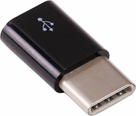 Nillkin Konverter USB-C männlich zu Micro-USB weiblich Schwarz 1Stück 8720261640885