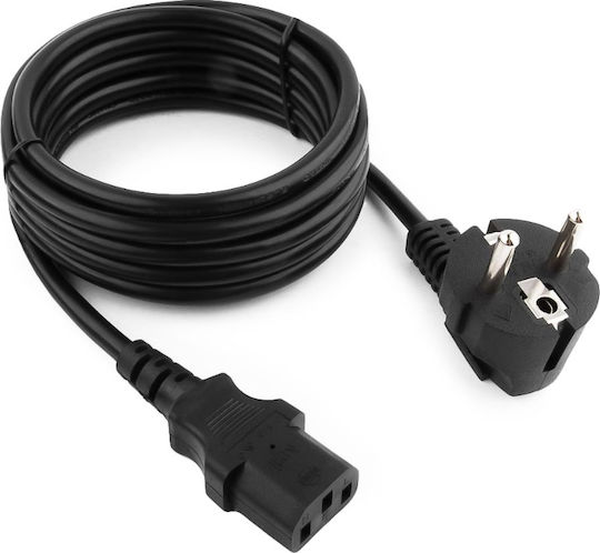 Cablexpert Schuko - IEC C13 Cable 10m Μαύρο PC-186-VDE-10M