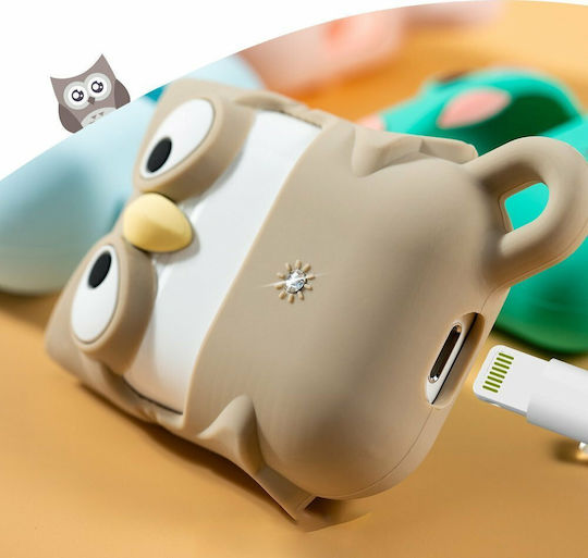 Kingxbar Hülle Silikon in Grün Farbe für Apple AirPods 1 / AirPods 2
