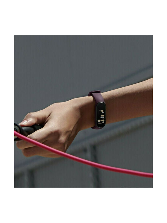 Curea Silicon cu Pin Alb (Mi Smart Band 5/Mi Smart Band 6)