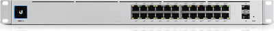 Ubiquiti UniFi PRO 24 Managed L3 Switch with 24 Gigabit (1Gbps) Ethernet Ports and 2 SFP Ports