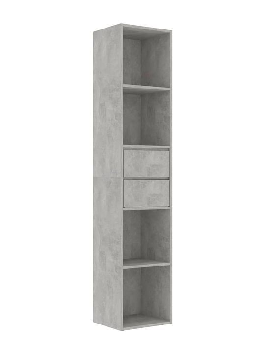 Bookcase Grey 36x30x171cm