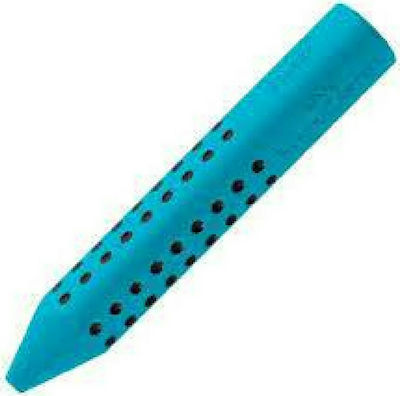 Faber-Castell Eraser For Pencil and Pen Grip 2001 Triangular 1pcs Blue