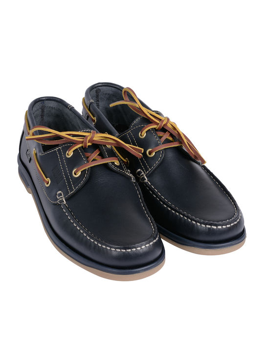 Δερμάτινα Ανδρικά Boat Shoes Navy