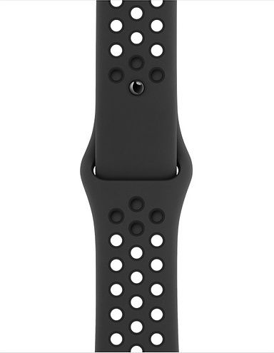 Apple Watch Series 6 Nike Aluminium 44mm Wasserdicht mit Pulsmesser (Black)
