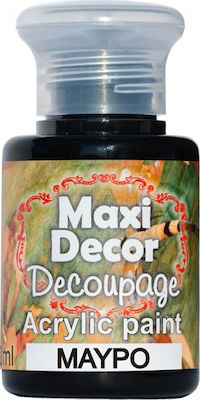 Maxi Decor Ακρυλικό Χρώμα Paint Decoupage 60gr 60ml