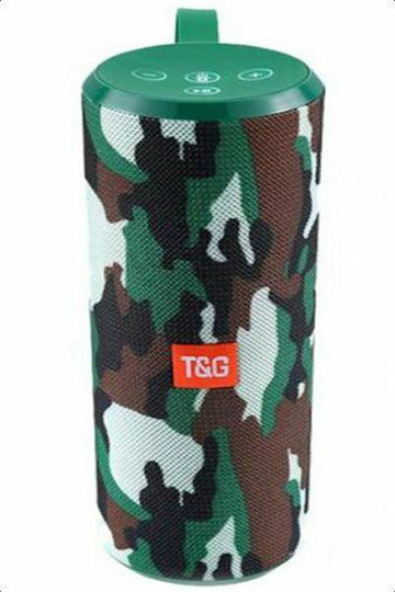T&G TG-126 Ηχείο Bluetooth 10W με Ραδιόφωνο και Διάρκεια Μπαταρίας έως 6 ώρες Army Green