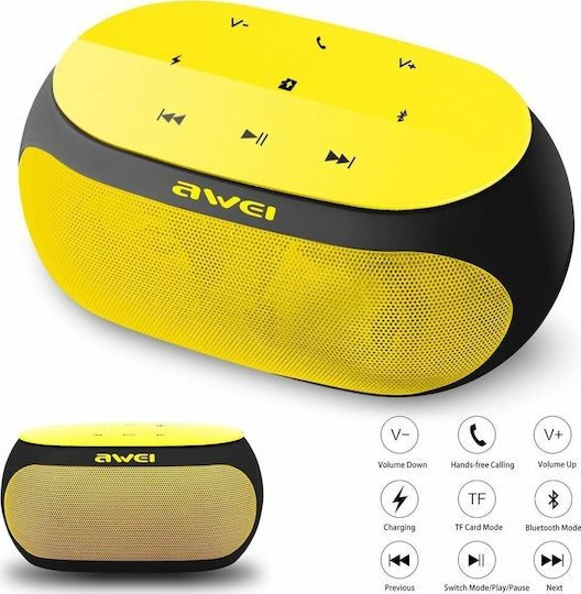 Awei Y200 Wireless Speaker Bluetooth Portable Bluetooth Yellow