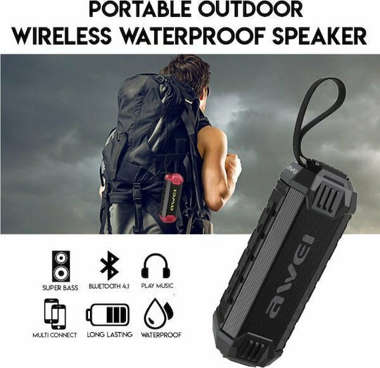 Awei Y280 Bluetooth Speaker 16W with Radio and Battery Life up to 12 hours Red
