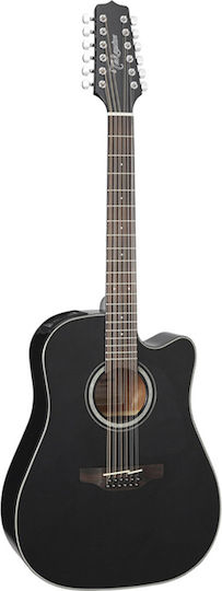 Takamine Akustisch Gitarre GD30CE Ausschnitt Schwarz