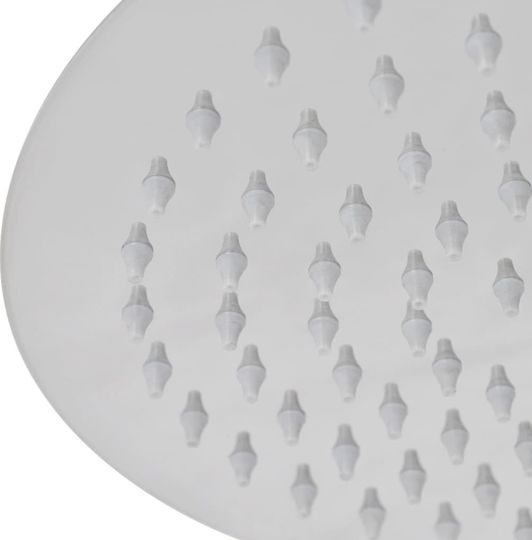 vidaXL Rotund Cap de duș 50cm Inox