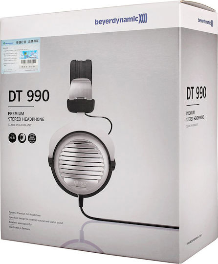 BeyerDynamic DT 990 Edition (250 Ohms) Ενσύρματα Over Ear Ακουστικά Ασημί