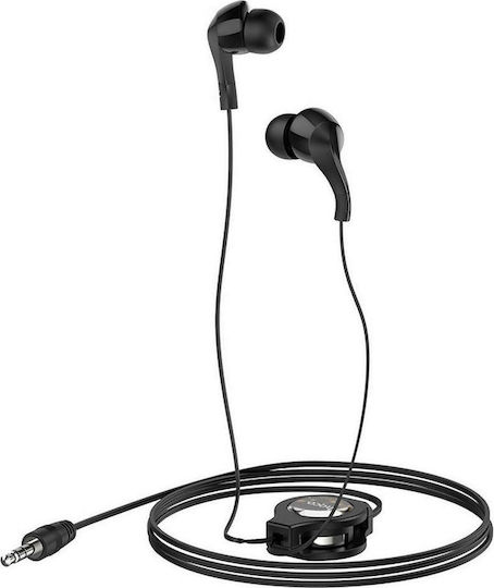 Hoco Ακουστικά Ψείρες In Ear M68 Μαύρα