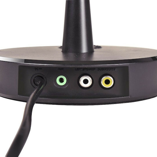 Microlab Sistem audio 2.1 Micmusic 10W cu Media digitale Player și Bluetooth Negru
