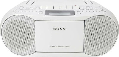 Sony Φορητό Ηχοσύστημα CFD-S70 με CD / Κασετόφωνο / Ραδιόφωνο σε Λευκό Χρώμα