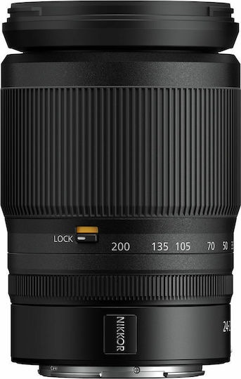 Nikon Full Frame Φωτογραφικός Φακός 24-200mm f/4-6.3 VR Standard Zoom / Wide Angle για Nikon Z Mount Μαύρος