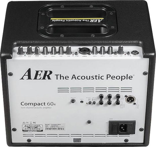Aer Compact 60 IV Black Combo Amplifier For Acoustic Instruments 1 x 8" 60W Black