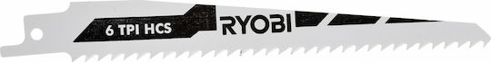 Ryobi RAK3RBWM Jig Saw Blade for Wood 152mm 3pcs 5132002813