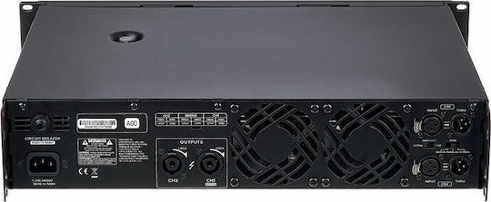 Mackie MX2500 PA Power Amplifier 2 Channels 750W/4Ω 500W/8Ω with Cooling System Black