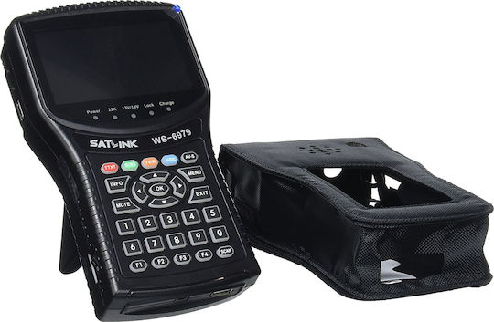 Satlink Electronical Signal Level Meter DVB-S / DVB-S2 / DVB-T / DVB-T2 with Screen WS-6979 HD