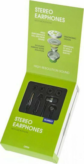 M-Life SLU0057 In-ear Handsfree με Βύσμα 3.5mm Μαύρο