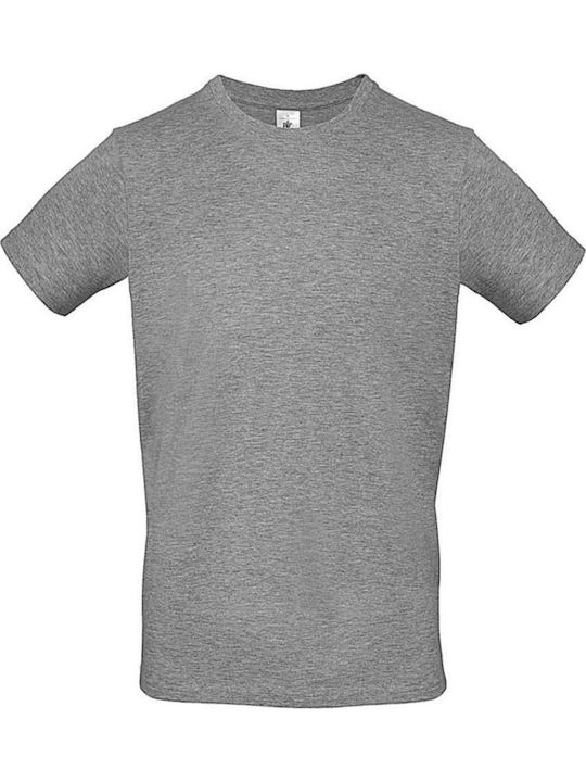 B&C E150 Ανδρικό Διαφημιστικό T-shirt Κοντομάνικο Sport Grey B&C E150 Ανδρικό Διαφημιστικό T-shirt Κοντομάνικο Sport Grey