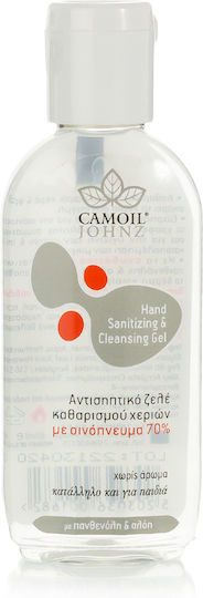 Zarbis Camoil Johnz Handdesinfektionsmittel Gel Mit Panthenol & Aloe Vera Ohne Duft 80ml Geruchlos