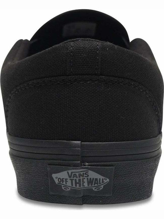 Asher Men's Canvas Slip-Ons Black