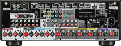 Denon AVC-X3700H Ραδιοενισχυτής Home Cinema 4K/8K 9.2 Καναλιών 105W/8Ω 135W/6Ω με HDR και Dolby Atmos Μαύρος