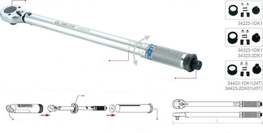 King Tony Torque Wrench 3/8" 20-110 Nm 37cm