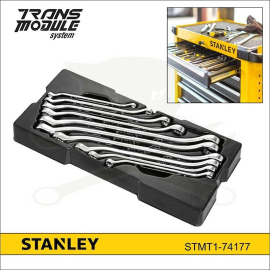 Stanley Комплект 10 Двойни Многоъгълни Ключове Извити
