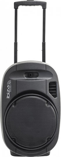 Ibiza Sound Boxă Karaoke cu Microfon Fără Fir PORT15VHF-MKII PORT15VHF-MKII Negru