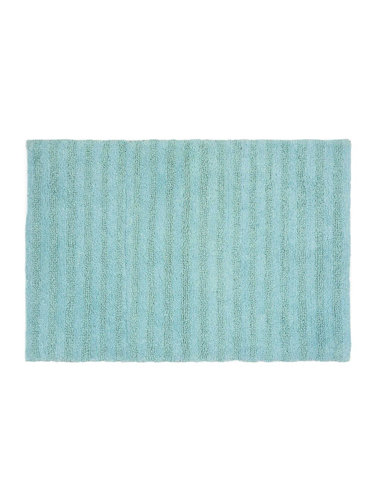 Nima Πατάκι Μπάνιου Βαμβακερό Doccia 18657 Aqua 60x90εκ.