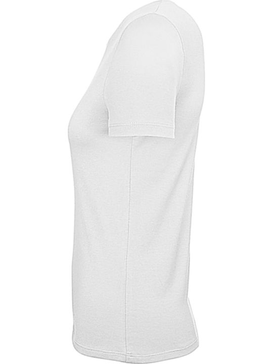 B&C E150 Tricou Promoțional pentru Femei, Alb