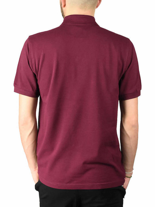 B&C Safran Men's Short Sleeve Promotional Blouse Burgundy