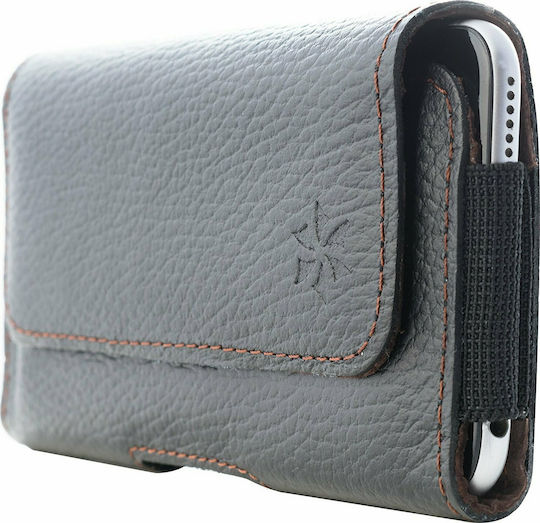 JT Berlin Θήκη Ζώνης Δερμάτινη Honju Horizon έως 6.5" (Μαύρο)