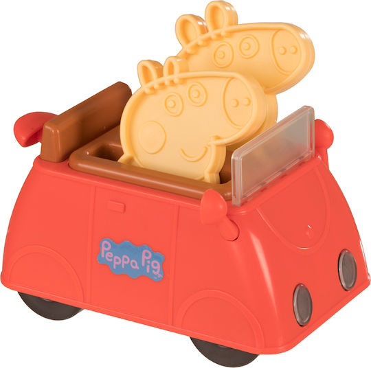 HTI Cooking Toy / Kitchen Utensils Peppa Pig Car Toaster Peppa Pig for 1+ Years Old 1684560