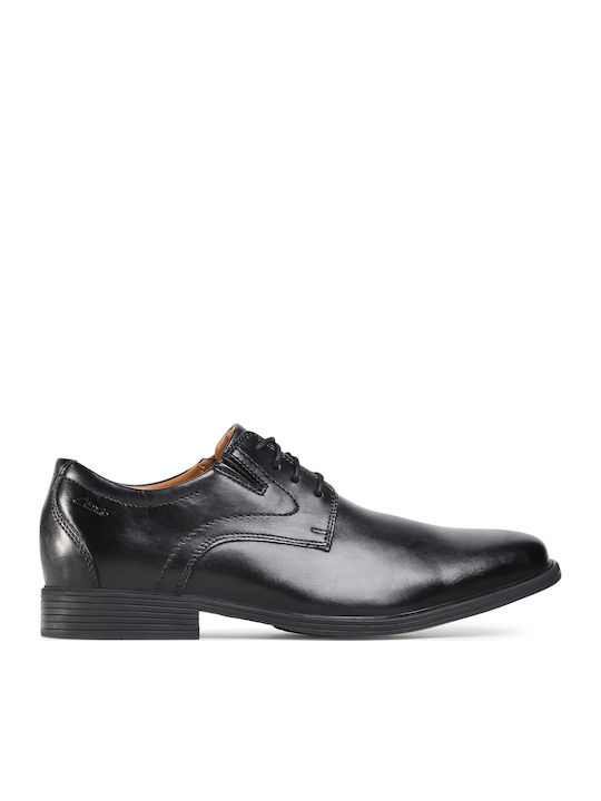 Whiddon Plain Men's Leather Dress Shoes Black