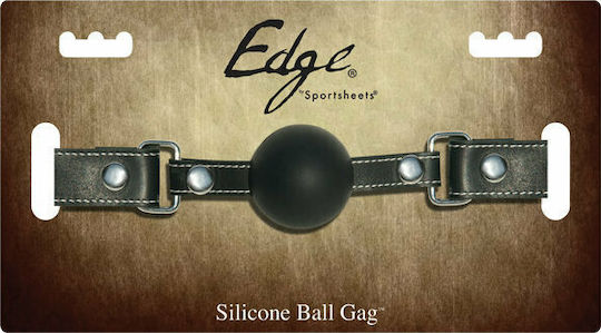 Sportsheets Silicone Ball Gag Cagulă în Culoare Negru