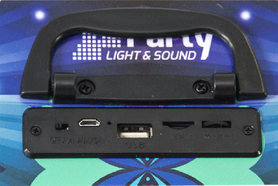 Party PARTY-DISCO1 Boxă Bluetooth 10W cu Radio Multicolor