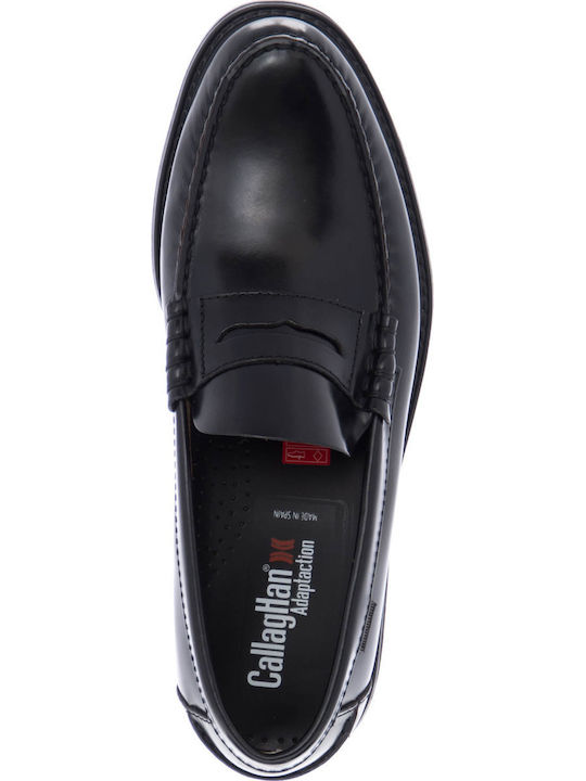 Δερμάτινα Ανδρικά Loafers σε Μαύρο Χρώμα