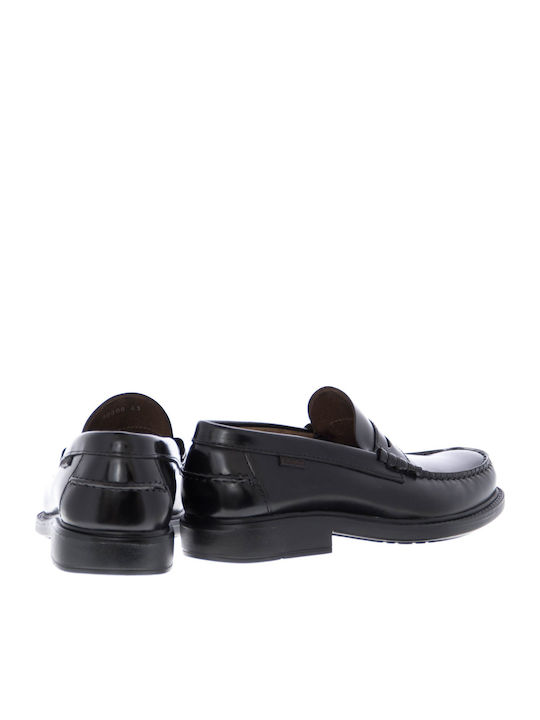 Δερμάτινα Ανδρικά Loafers σε Μαύρο Χρώμα