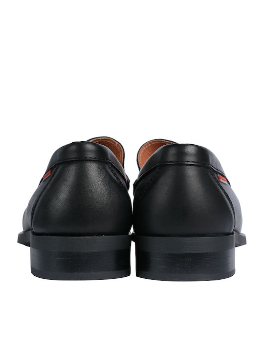 Δερμάτινα Ανδρικά Loafers σε Μαύρο Χρώμα