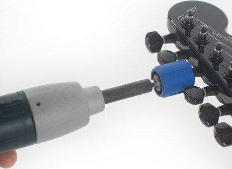 MusicNomad GRIP Bit Stimmkurbel in Blau Farbe Zapfenwickler-Befestigung