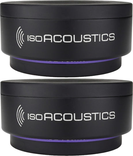 IsoAcoustics Iso-Puck 76 Shock Absorbing Mats 76mm Set of 2 Pieces Black