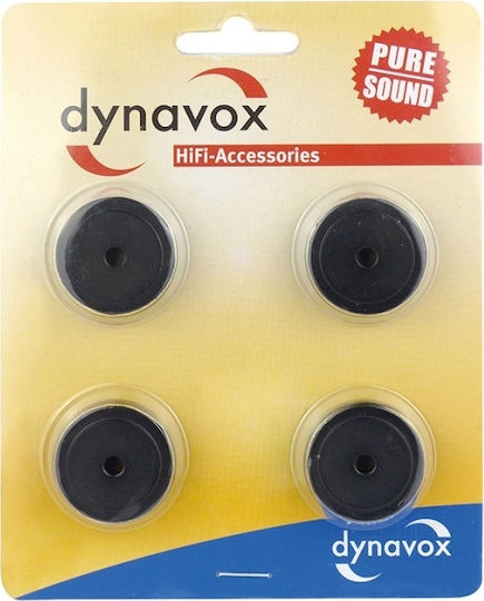 Dynavox Aluminium Mini Shock Absorbing Absorbers 20mm Set of 4 Pieces Black