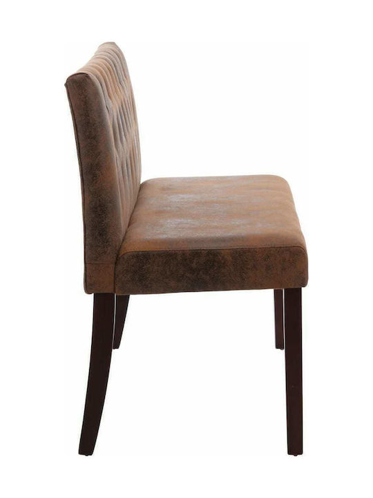 Διθέσιος Καναπές Καφέ 148.5x52εκ.